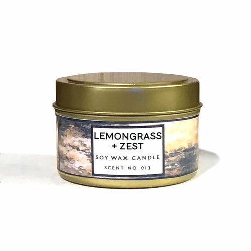 Lemongrass & Zitrus Aromatherapie-Sojakerze